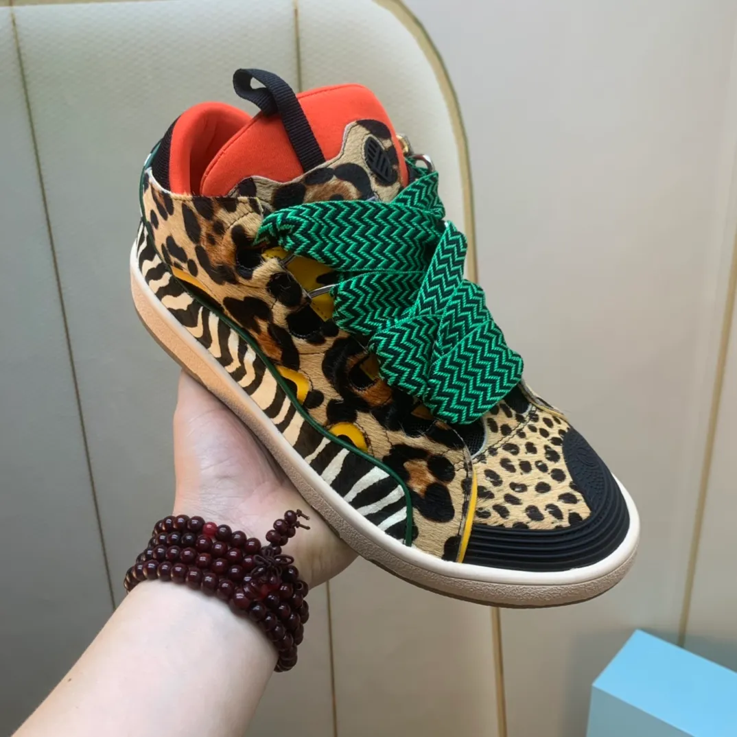 💰600. Lanvin LANVIN. 22 colors: nubuck fabric, breathable mesh, cowhide feet! Same style for men and women: sizes 35-46! High and low versions!